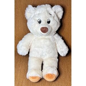 Build-A-Bear White Teddy Bear Toy Stuffed Animal Plush 15" 2021